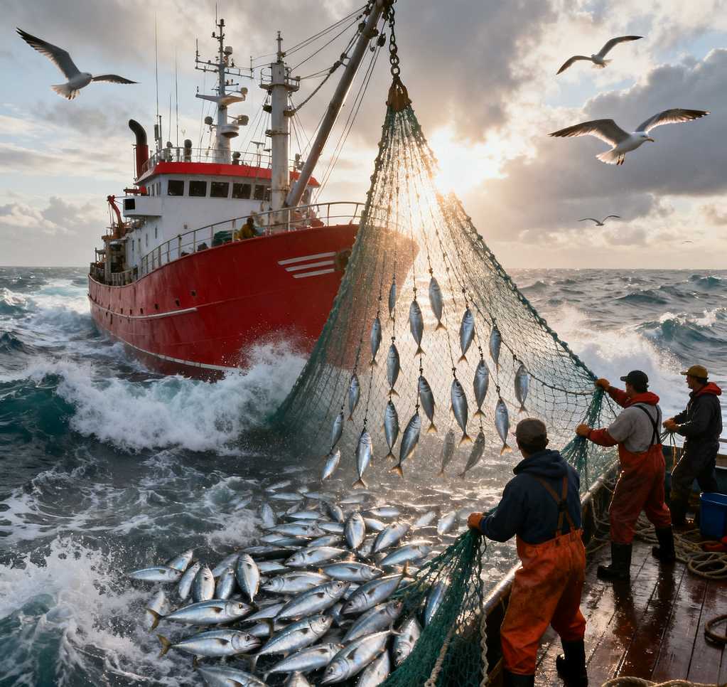 渔业捕捞场景